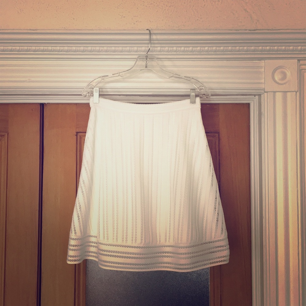 White  J. Crew A-line Skirt